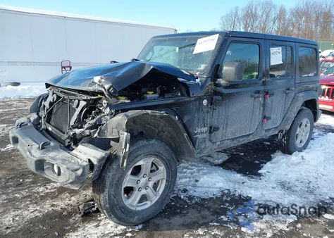 2021 Jeep Wrangler Unlimited Sport S 4X4 from USA, damaged, VIN 1C4HJXDN1MW555427